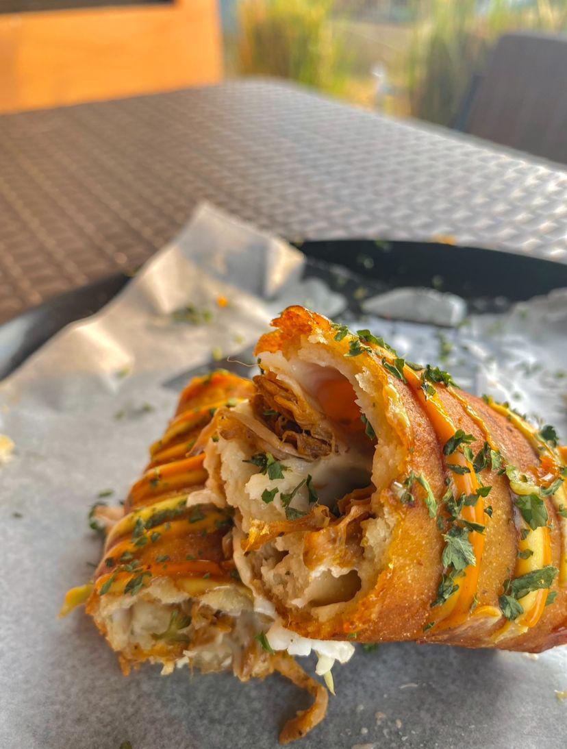 Taco con papas