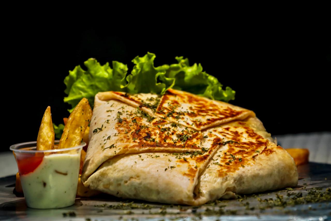 Wrap de carne